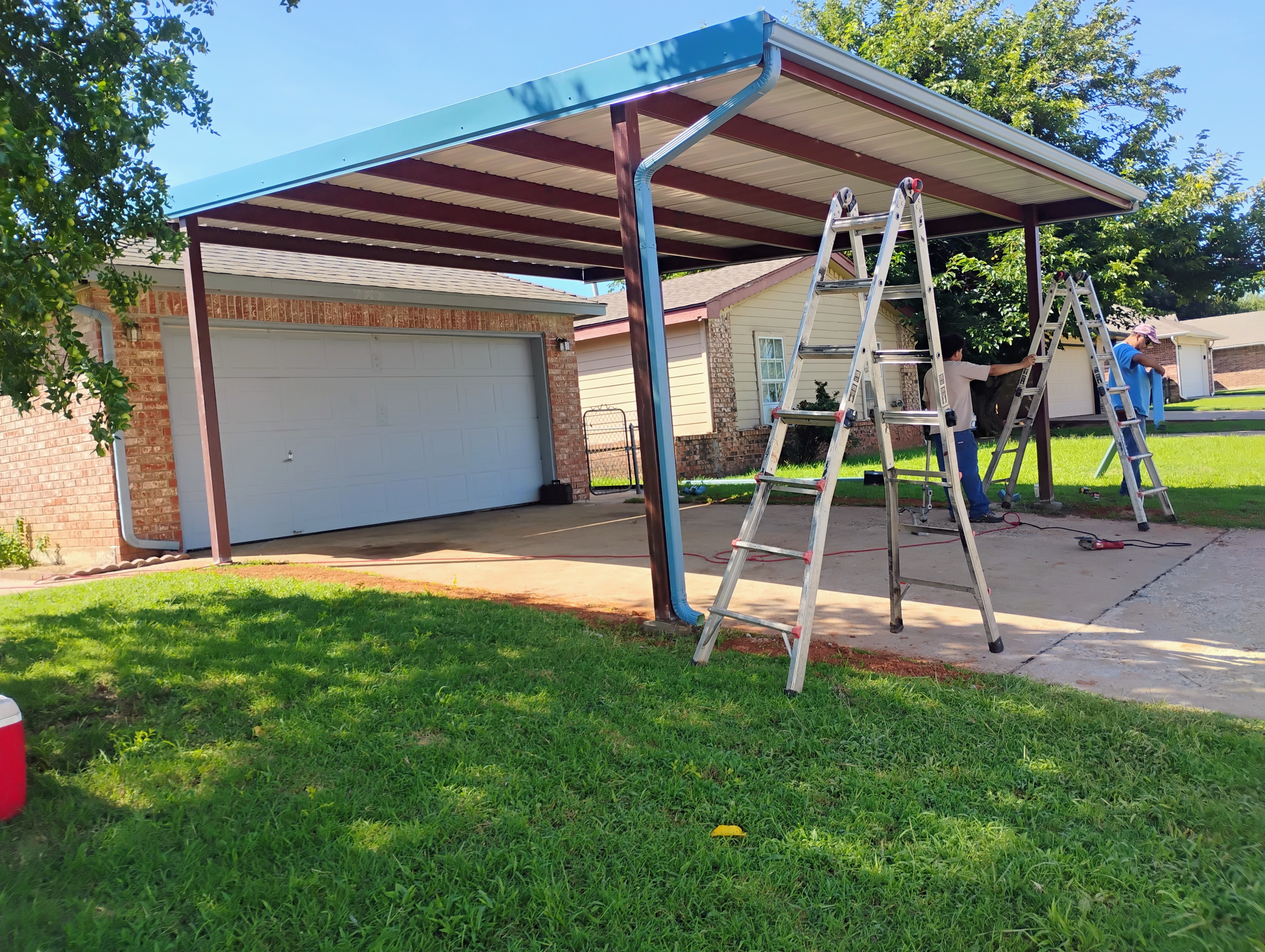Metal carport by Forever Carports